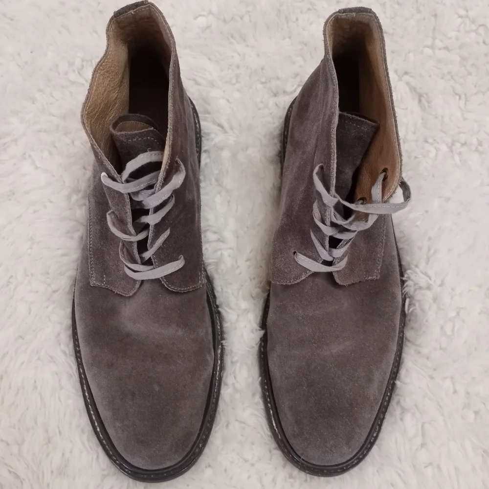 Baldwin Esquival Limited edition handmade Italian leather suede boots